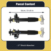 DURAFORCE 2PC Rear Shock Absorber Struts Assys For Lincoln MKZ 2013-2020 Electric ASH24635