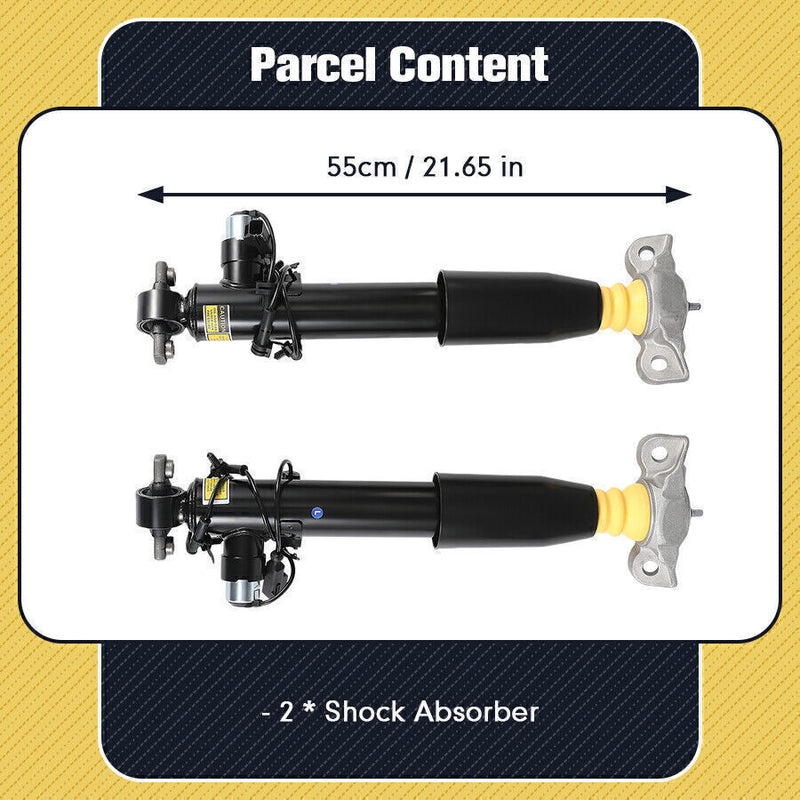 DURAFORCE 2PC Rear Shock Absorber Struts Assys For Lincoln MKZ 2013-2020 Electric ASH24635