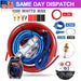 DURAFORCE 1500W Amp Auto Audio Cable Kit Amplifier Install RCA Subwoofer Sub Wiring 8Gaug!
