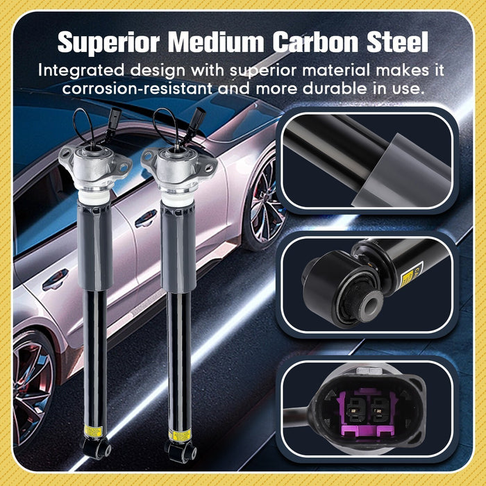 DURAFORCE 2* Rear Shock Absorbers w/Magnetic For Audi A3 S3 RS3 Quattro 2015-22 8V0513021