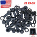 DURAFORCE 25 Pack Brake Bleeder Screw Caps Grease Zerk Fitting Cap Rubber Dust Cover USA*