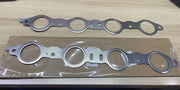 DURAFORCE LS Steel MLS Exhaust Manifold Header Gaskets LS1 LS3 LQ4 LM7 4.8 5.3 5.7 Buraliw