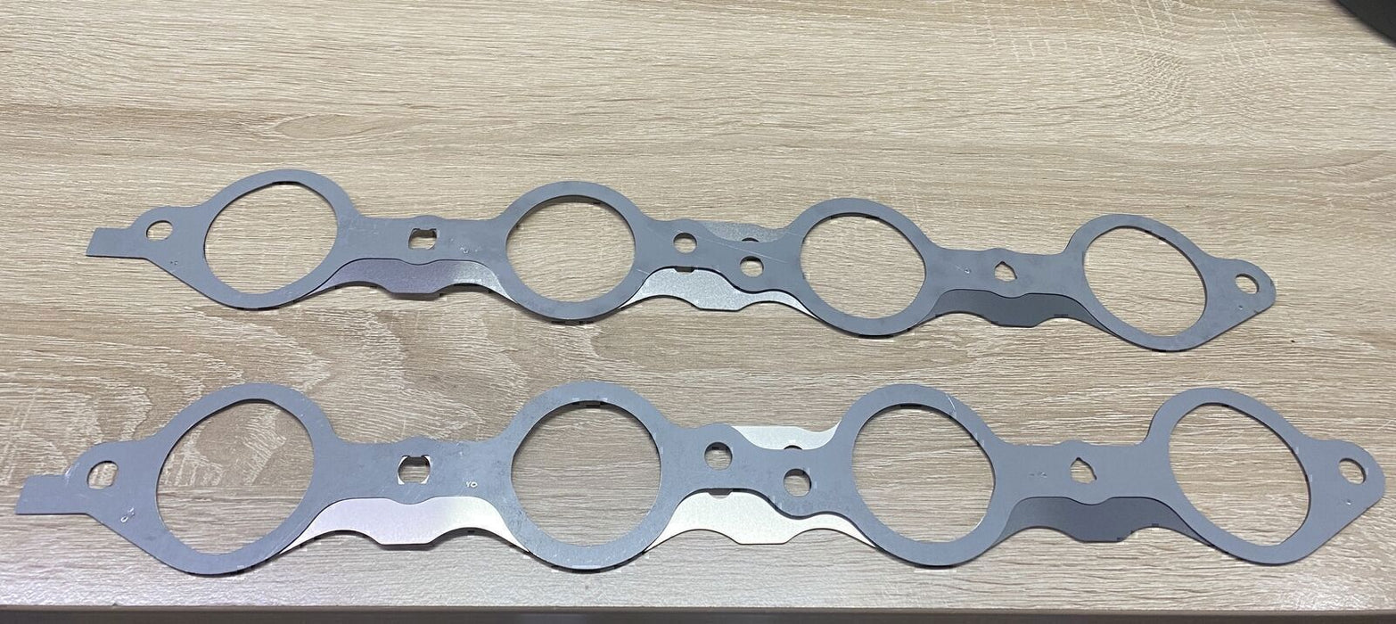 DURAFORCE LS Steel MLS Exhaust Manifold Header Gaskets LS1 LS3 LQ4 LM7 4.8 5.3 5.7 Buraliw