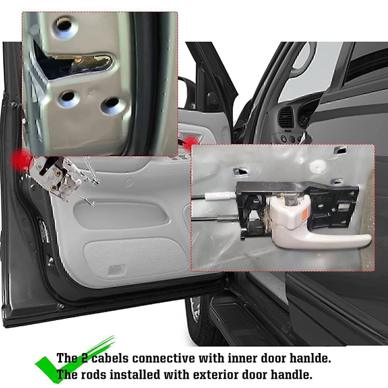 DURAFORCE Front Left Driver Door Lock Latch Actuator Fit Toyota 01-07 Sequoia&05-06 Tundr!