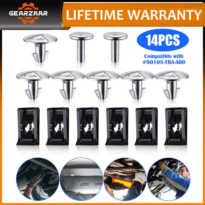 DURAFORCE 14X Engine Cover Lower Pin Screw 90674-TY2-A01 Fit Honda CR-V Civic Accord NEW