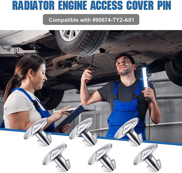 DURAFORCE 14X Engine Cover Lower Pin Screw 90674-TY2-A01 Fit Honda CR-V Civic Accord NEW