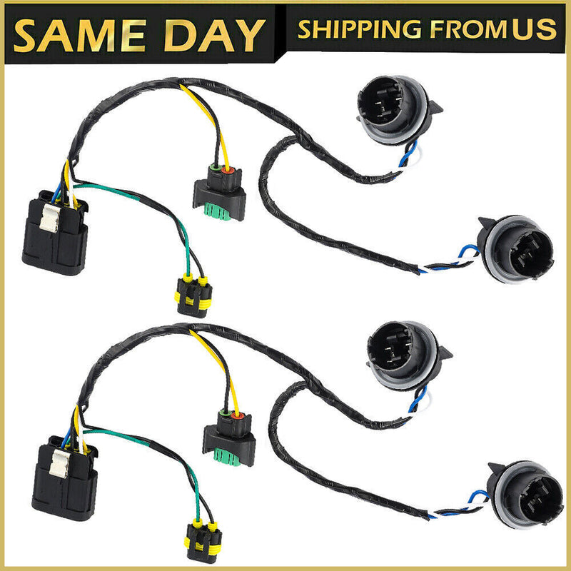 DURAFORCE 2X Headlight Wiring Harness For 2007-2014 Chevrolet Silverado 2500 HD 25962806