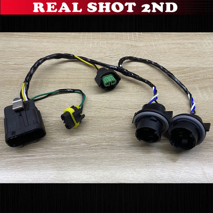 DURAFORCE 2X Headlight Wiring Harness For 2007-2014 Chevrolet Silverado 2500 HD 25962806