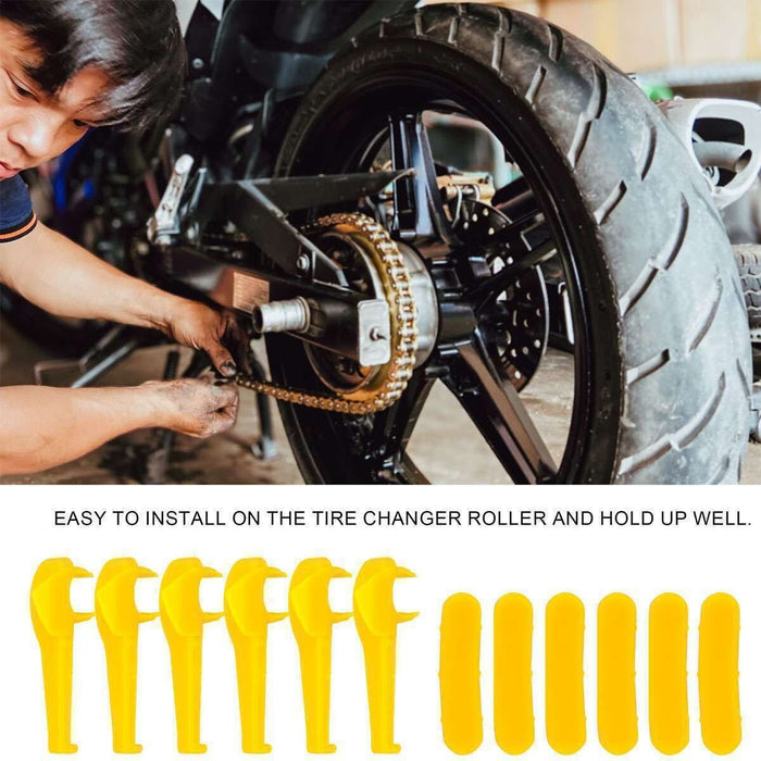 DURAFORCE 12x Tire Changer Machine Plastic Mount Demount Duck Head Insert Rim-Protector