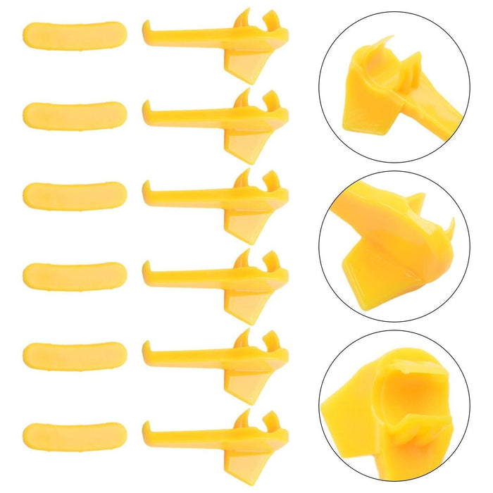 DURAFORCE 12x Tire Changer Machine Plastic Mount Demount Duck Head Insert Rim-Protector