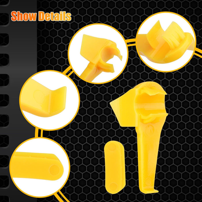 DURAFORCE 12x Tire Changer Machine Plastic Mount Demount Duck Head Insert Rim-Protector