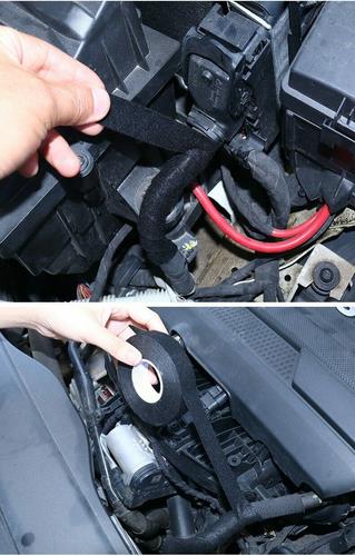 DURAFORCE 4Pcs Cloth Tape Wire Electrical Wiring Harness Car Auto SUV Truck 19mm*15m US/