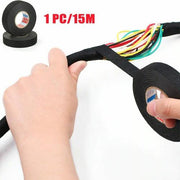 DURAFORCE 4Pcs Cloth Tape Wire Electrical Wiring Harness Car Auto SUV Truck 19mm*15m US/