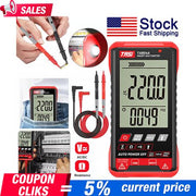 DURAFORCE Digital Multimeter Voltmeter AC DC Volt Meter Ohmmeter Auto Range Tester w/Light