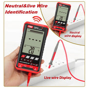 DURAFORCE Digital Multimeter Voltmeter AC DC Volt Meter Ohmmeter Auto Range Tester w/Light