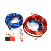 DURAFORCE Car Audio Cable 1500W Amp Amplifier Install RCA Subwoofer Sub Wiring 8 Gauge US