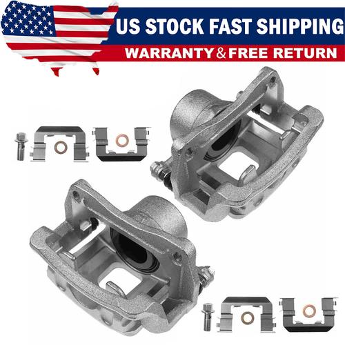 DURAFORCE 2x Disc Brake Caliper w/ Bracket Front Left & Right for Hyundai Santa Fe 10-12