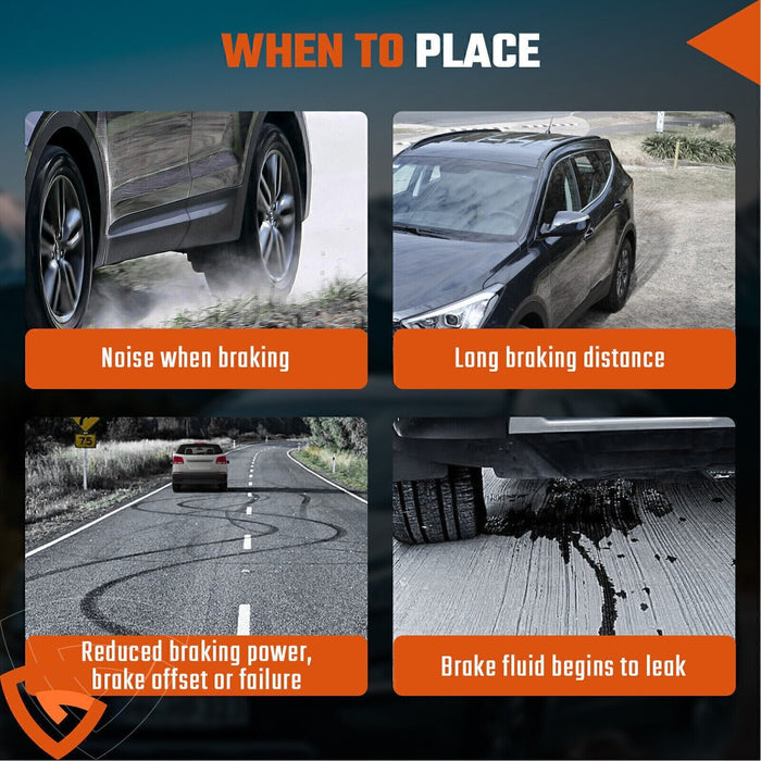 DURAFORCE 2x Disc Brake Caliper w/ Bracket Front Left & Right for Hyundai Santa Fe 10-12