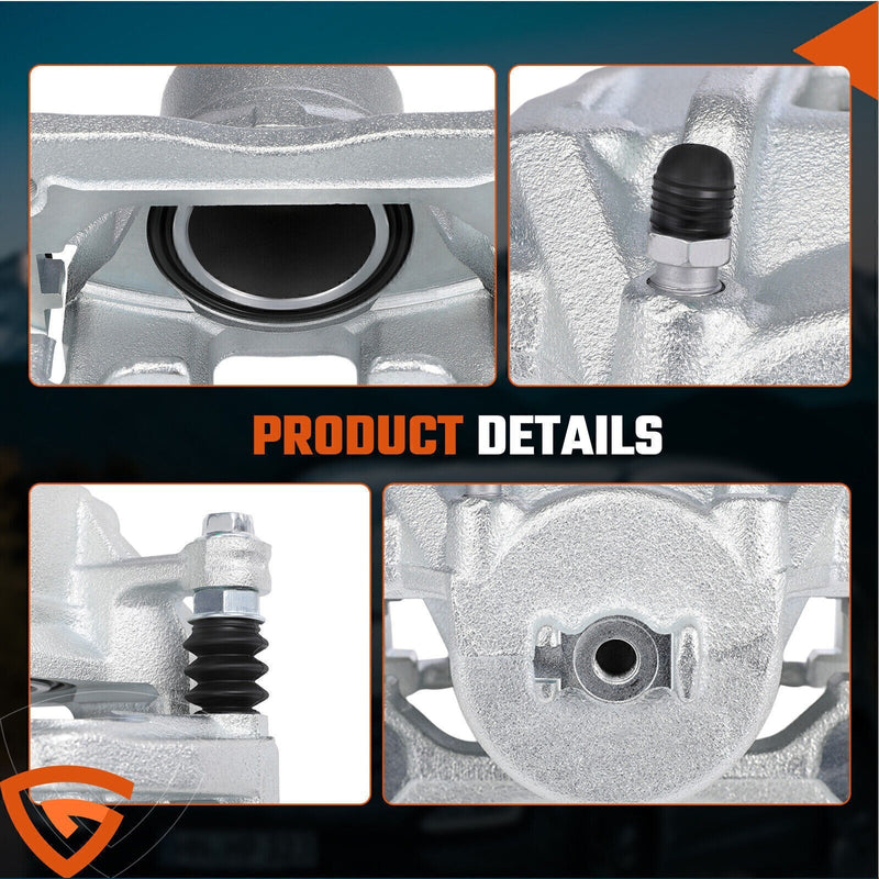 DURAFORCE 2x Disc Brake Caliper w/ Bracket Front Left & Right for Hyundai Santa Fe 10-12
