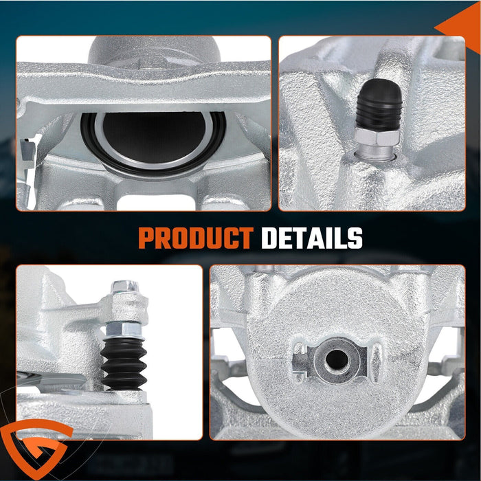 DURAFORCE 2x Disc Brake Caliper w/ Bracket Front Left & Right for Hyundai Santa Fe 10-12