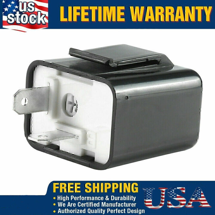 DURAFORCE 2-Pin Adjustable LED Flasher Relay Turn Signal Blinker 12V Light for Motorcycle*