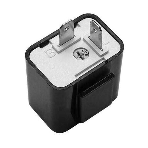 DURAFORCE 2-Pin Adjustable LED Flasher Relay Turn Signal Blinker 12V Light for Motorcycle*