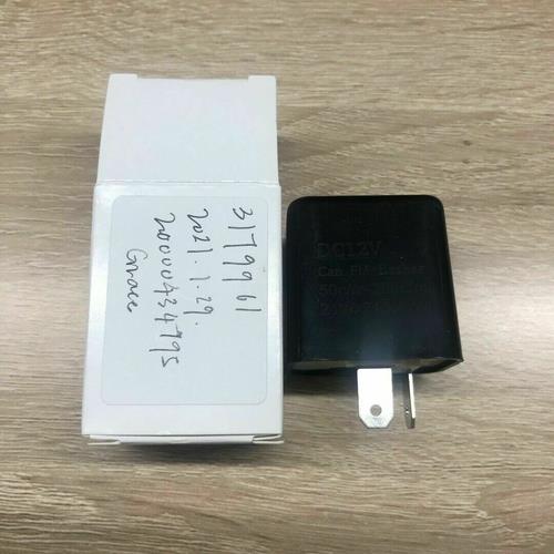 DURAFORCE 2-Pin Adjustable LED Flasher Relay Turn Signal Blinker 12V Light for Motorcycle*