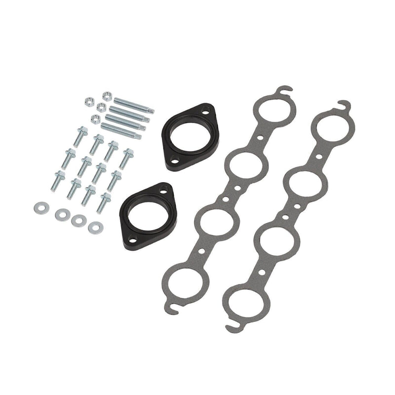 DURAFORCE LS Swap Cast Iron Manifold Headers w/ Gasket for Chevy LS1 LS2 LS3 4.8 5.3 6.0L