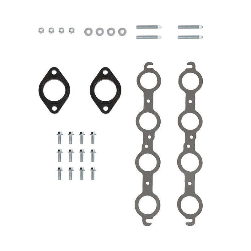 DURAFORCE LS Swap Cast Iron Manifold Headers w/ Gasket for Chevy LS1 LS2 LS3 4.8 5.3 6.0L