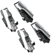 DURAFORCE Set of 4 Left + Right Interior Inside Door Handle Chrome for Chevy Aveo G3