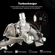 DURAFORCE Turbo Turbocharger For Chevy Cruze Sonic Trax & Buick Encore 55565353* 1.4L