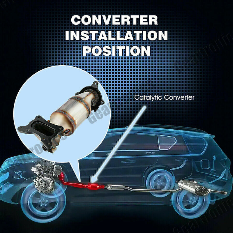 DURAFORCE For 2008-12 Honda Accord 2.4L 4CYL Manifold Catalytic Converter Direct-Fit NEW