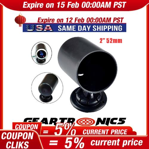 DURAFORCE UNIVERSAL 2" 52mm SINGLE GAUGE Holder SWIVEL MOUNT METER POD CUP Direct-Fit