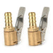 DURAFORCE 2 pcs Open Flow Straight Lock-On Air Chuck with Clip for Tire Inflator Car Tool