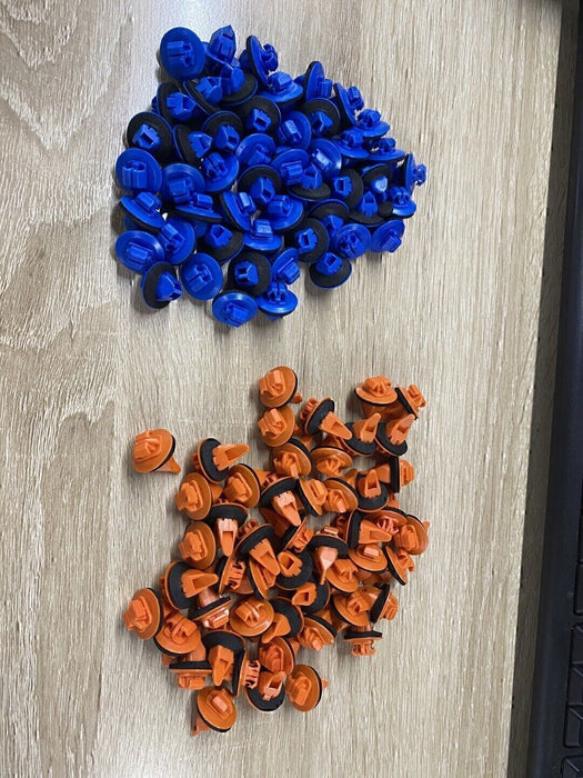 DURAFORCE 100PCS Fender Flare Retainer Clips For 2005-2015 Toyota Tacoma 75495-35010