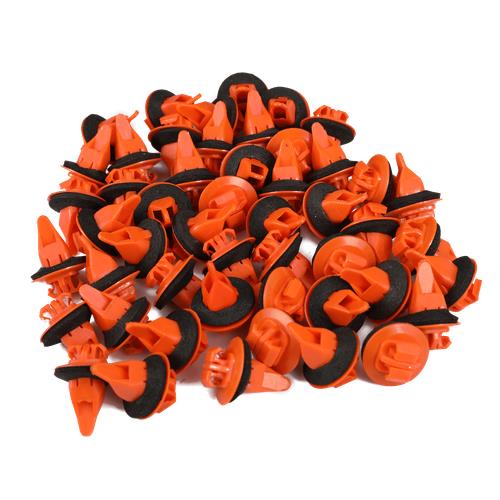 DURAFORCE 100PCS Fender Flare Retainer Clips For 2005-2015 Toyota Tacoma 75495-35010