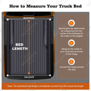 DURAFORCE 5 FT Hard Tri-Fold Tonneau Cover Bed For 2015-2024 Chevy Colorado GMC Canyon