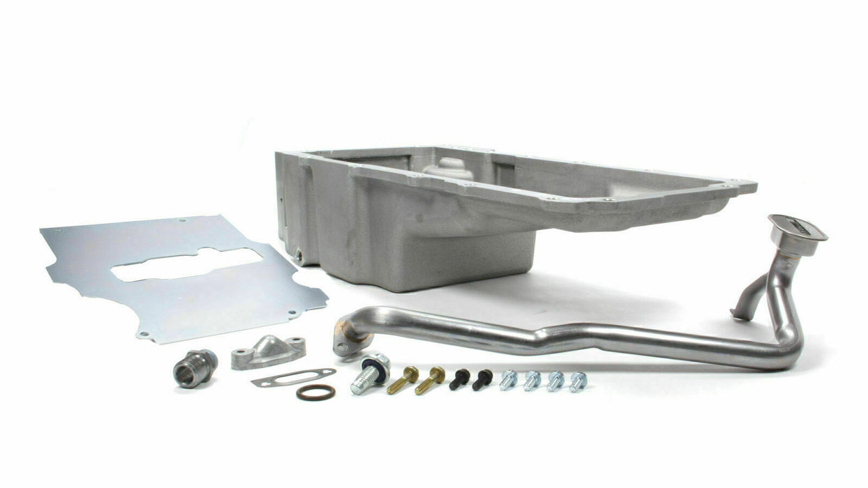 DURAFORCE LS Swap Aluminum Oil Pan Retrofit Kit Low Profile For LS1 LS2 LS3 4.8L 5.3 6.0