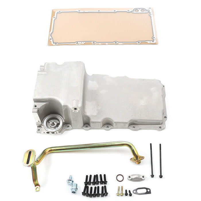 DURAFORCE LS Swap Aluminum Oil Pan Retrofit Kit Low Profile For LS1 LS2 LS3 4.8L 5.3 6.0