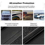 DURAFORCE FOR 16-23 TOYOTA TACOMA TRUCK 5FT SHORT BED HARD SOLID TRI-FOLD TONNEAU COVER !