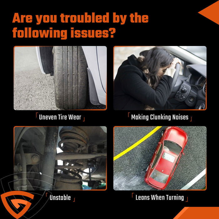 DURAFORCE 2 Front Stabilizer Sway Bar Links for 2007-2016 Honda CR-V 2007-2012 Acura RDX