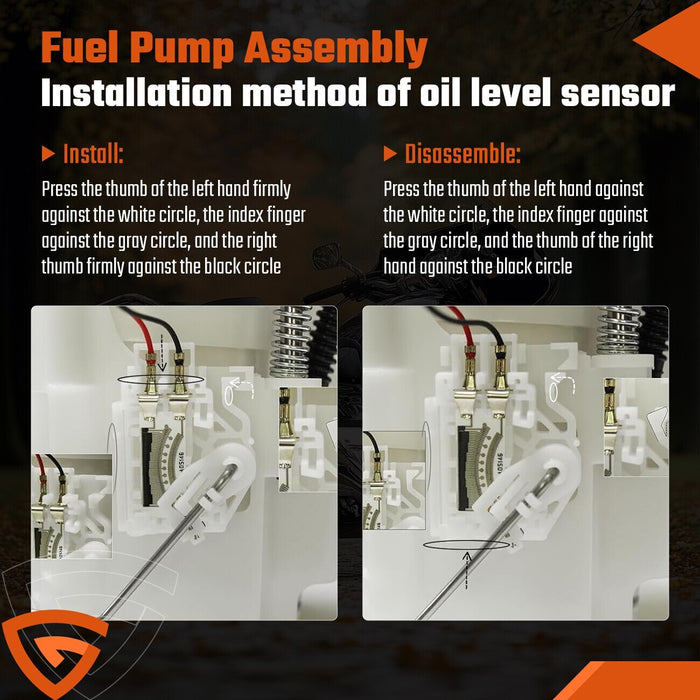 DURAFORCE 16700-MAF-000 for Honda Fuel Pump Assembly 1988-2000 GL1500 Goldwing GL1500SE
