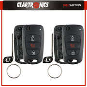 DURAFORCE Fits 2012-2014 Kia Rio / 2010-2013 Kia Soul Flip Key Fob Remote Case Shell 2 Se!