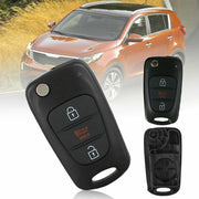 DURAFORCE Fits 2012-2014 Kia Rio / 2010-2013 Kia Soul Flip Key Fob Remote Case Shell 2 Se!