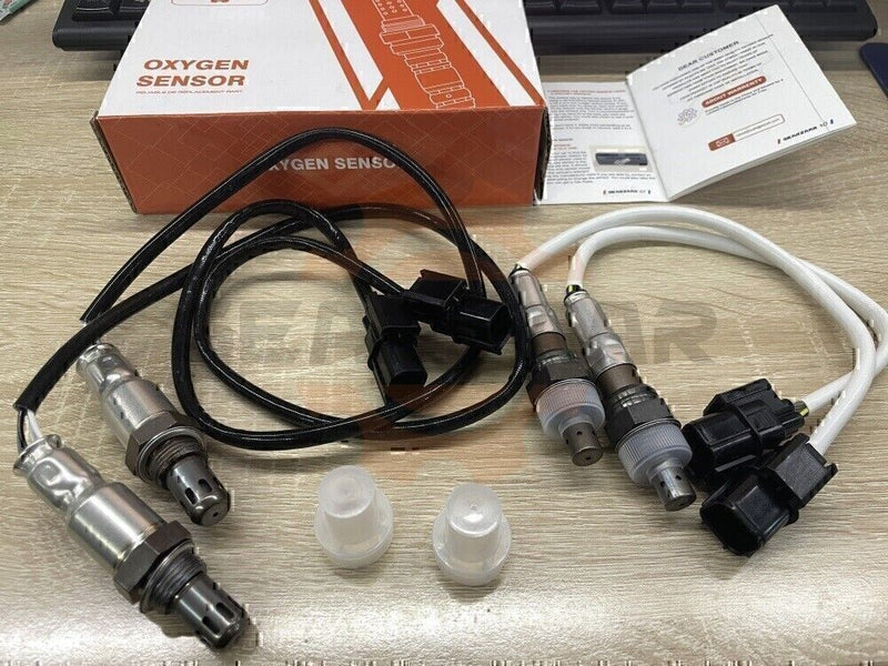 DURAFORCE 4pcs Upstream & Downstream O2 Oxygen Sensor For 2011-2013 Honda Odyssey V6 3.5L