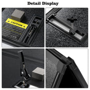 DURAFORCE 5.7FT 3-Fold Truck Bed Tonneau Cover Fit for 2009-24 Dodge Ram 1500 Pickup USA