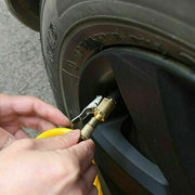 DURAFORCE （4） 8mm Car Tyre Wheel Tire Air Chuck Inflator Pump Valve Clip Connector Brass