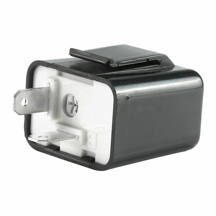 DURAFORCE 2 x Adjustable LED Flasher Relay Turn signal Blinker Light for Motorcycle 2Pin!