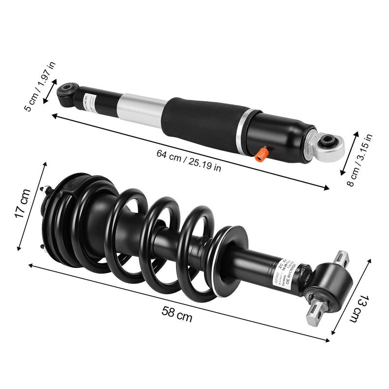 DURAFORCE For Escalade Suburban Tahoe 2015-2020 Front Strut Assys+Rear Shock Absorbers USA
