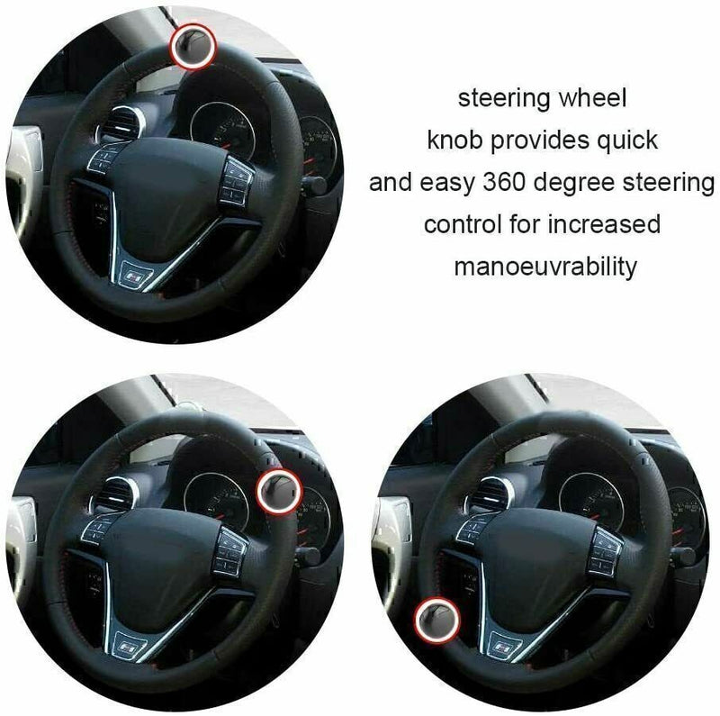 DURAFORCE Heavy Duty Steering Wheel Knob Spinner Handle Auto/Tractor Suicide Power Ball